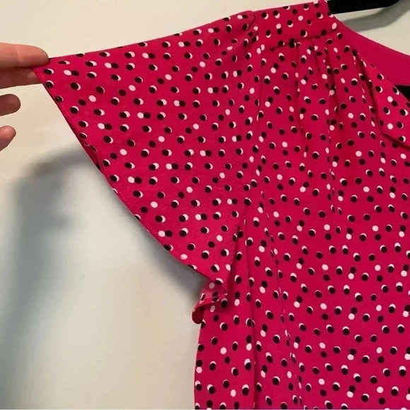 Elle pink  pattern blouse - Picture 2 of 4